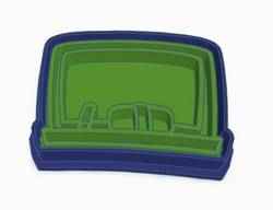 Teacher's Day Blackboard Cookie Cutter & Stamp - STL File for Cookies & Playdough