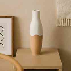 Zen Flow Japandi Vase – Minimalist Scandinavian Japanese Home Accent