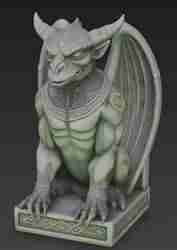 Guardians of your Library: Gargoyle 3D bookends