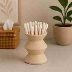 Cotton Swab Holder for Countertop
