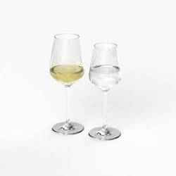 Verre à pied, verre à vin -- Stemmed glass, wine glass (set of 2)