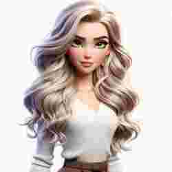 Barbie doll, doll head, mannequin, face, human face, anime, hairstyle, decoration, bust, chain, beautiful hairstyle, makeup face.
