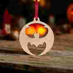 Halloween Bat Ornament for Craft Vector