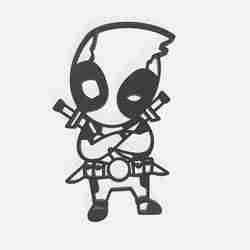 Deadpool wall decoration