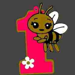 llavero 1 año abeja