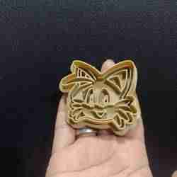 Set of 5 Sonic and Friends cookie cutters (cutter + stamp)