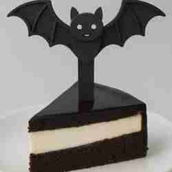 Halloween Mouse Cake Topper - Creepy Cute Spooky Party Decoration for Cakes & Cupcakes