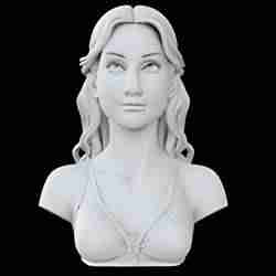 Beautiful Woman Bust