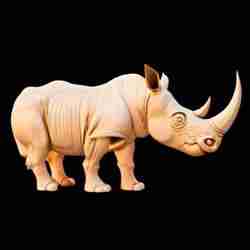 Stylized Cartoon Rhino