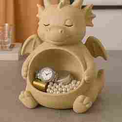 Baby Dragon Organizer with Double Back Spikes – 3D Printed Fantasy Storage Bowl