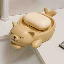 Sleeping Cat Soap Holder – Cute 3D Printed Bathroom Accessory
