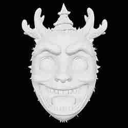 Creepy Christmas Monster Mask