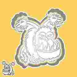Minions / Despicable Me cookie cutters - Kyle Gru (pet dog) (style 1)