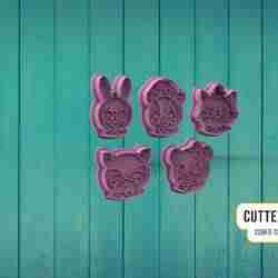 Woodland Animals Mini Cookie Cutters Mini Cookie Cutters
