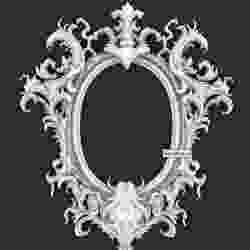 frame gothic style intricate