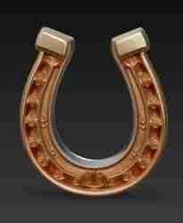 lucky horseshoe for good luck