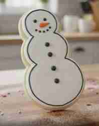 Small Snowman Cookie Cutter – ~3.5" STL File ⛄
