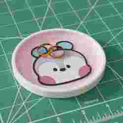 BT21 Mang Minini round trinket dish