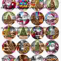 Christmas stickers-resolution 10656x14908 PDF