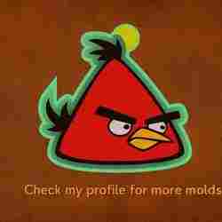 🐦🔥 Angry Bird Red – Freshie, Resin & Candle Mold 🔥🐦