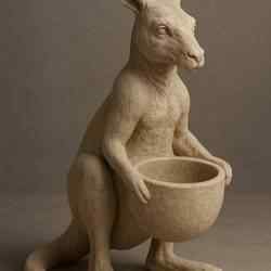 Kangaroo Planter STL – Sculptural Wildlife-Inspired Home Décor