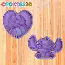 Lilo & Stitch cookie and dough cutter pack x2 - Cookies