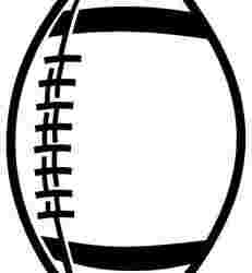4 sizes - Football Shape Plaque Cookie Cutter - SHARP cutting edges - So Versatile!