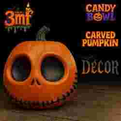 Jack Skellington Pumpkin – 3 Versions (Decor, Carved, Candy Bowl)