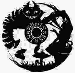 Alice in Wonderland Clock