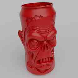 Zombie Beverage Can Pen Holder