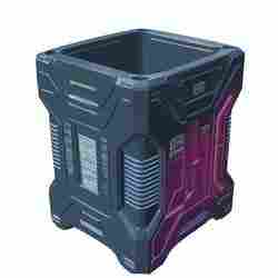Cyberpunk Pen Holder – Futuristic Desk Organizer