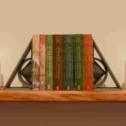 Harry Potter deathly hallows symbol bookend