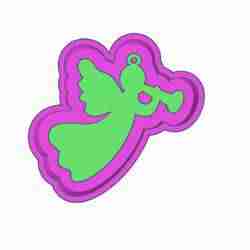 Angel Ornament STL File | Vintage Christmas Decoration | Resin | Silicone Mold Making | 3D Printing | Holiday Craft DIY