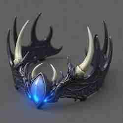 Clear Gem Crown – Antique Fantasy Tiara Sculpture