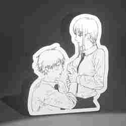 Denji & makima chainsaw man lightbox / light box