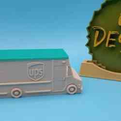 ups delivery truck stash Box Weed, Jewelry And Coins