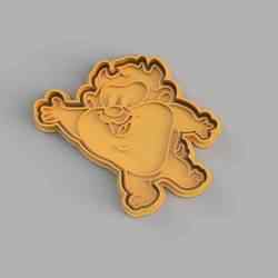 baby taz cookie cutter