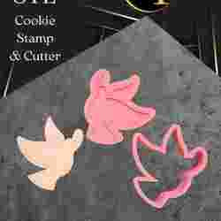 Dove stamp & cookie cutter