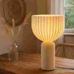 MODERN LAMP 3D Print Files STL, Minimalist Table Light, Modern Design, Easy Print, Support Free, VELLUM