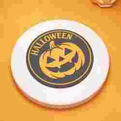 Pumpkin Smile Halloween Coaster – STL, STEP, FBX | Digital Download | 90mm Drinkware & Wall Decor | 3D Print Files |