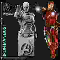 Demir Adam Büstü - Marvel - Hayran Sanatı