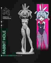 Rabbit Hole - Fan Art - 3 Boyutlu Yazdırılabilir Model Ücretsiz 3D baskı modu