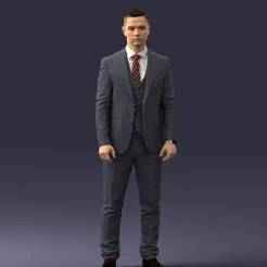 000287 Businessman in Suit - Professional Male Character 0904