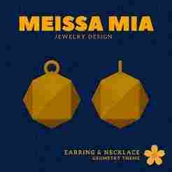 03. Tetrakis Hexahedron - Faceted Elegance – 3D Print File for Catalan Earrings & Necklace - Catalan Solids Earring - Geometric Earring - Sacred Geometry Necklace Fashion Statement - Archimedean solids