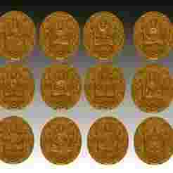 12 Zodiac Guardian Buddhas