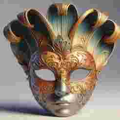 1575 Venetian Carnival Mask Color 3D Model, magic, dragon, serpent, mask, gnome, gorgon, venetian carnival, wild, fox, monster, cat, fair, witch, werewolf, horror, beast, snake, troll, skeleton dance