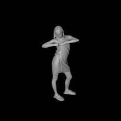 1/64 Bathing Girl 3D Digital Model