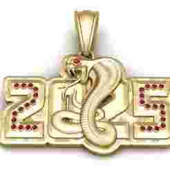 2025 Cobra Pendant – 3D Printable Model