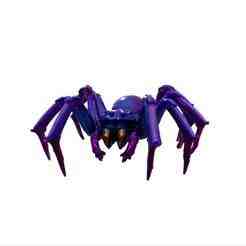 2384 Mutant Spider - Color 3D Model, Halloween, magic, spider, mask, gnome, gorgon, wild, bat, monster, mutant, fair, witch, werewolf, horror, beast, mutant spider, skeleton, skull
