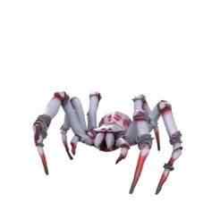 2389 Mutant Spider - Color 3D Model, Halloween, magic, spider, mask, gnome, gorgon, wild, bat, monster, mutant, fair, witch, werewolf, horror, beast, mutant spider, skeleton, skull